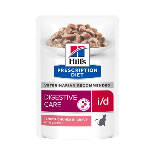 HILLS Diet Feline i/d KAPSIČKA Salmon  12x85 g